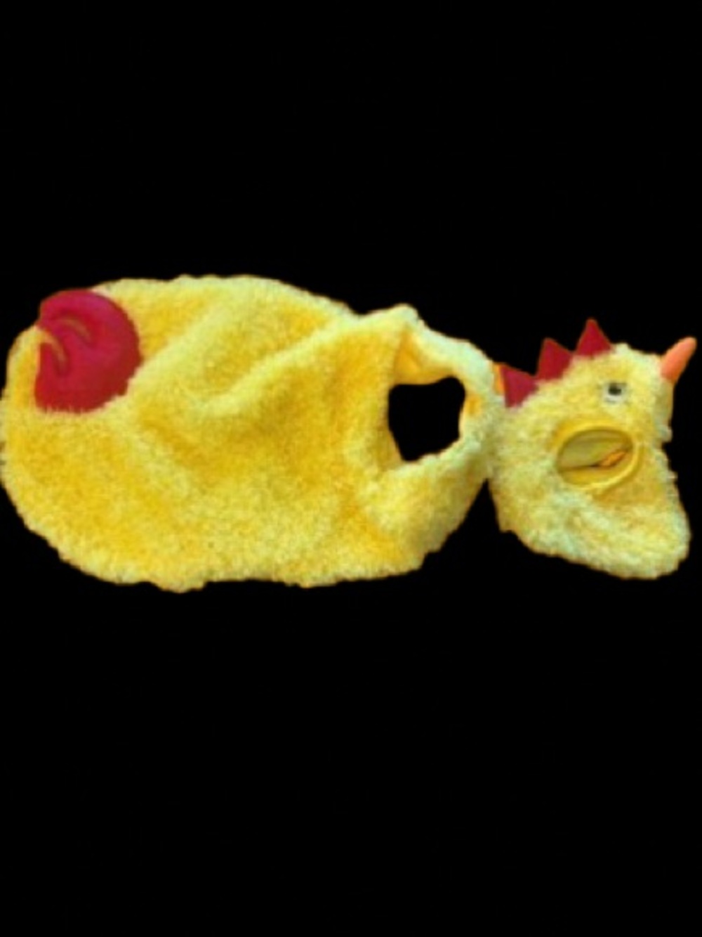 Dog Costume~Size M~Plush Chicken 2 Piece Costume